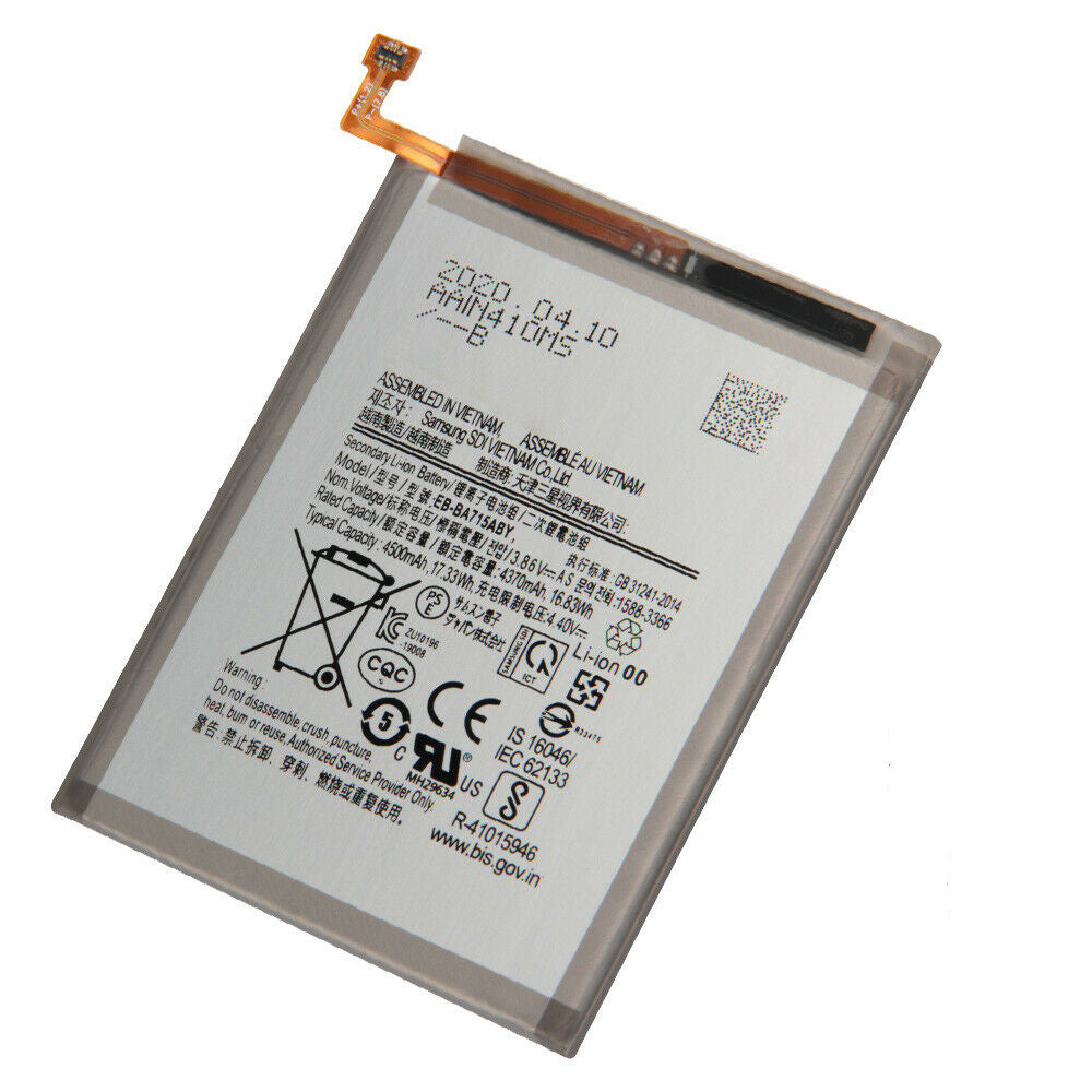 Batterie de remplacement pour Samsung Galaxy A71 4G (A715), EB-BA715ABY EB-BA715ABE EB-BA715ABU Batterie de remplacement pour Samsung Galaxy A71 4G (A715), EB-BA715ABY EB-BA715ABE EB-BA715ABU